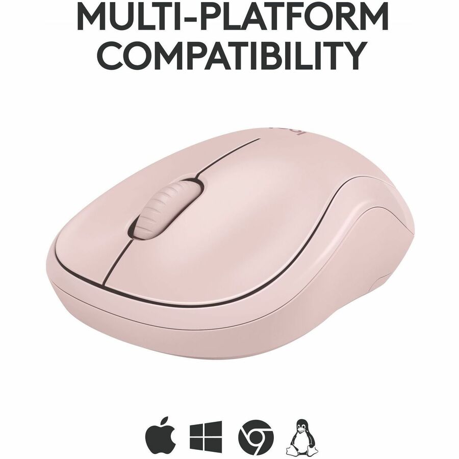 Logitech 910-007117 M240 Silent Bluetooth Mouse (Rose) - Wireless - Bluetooth