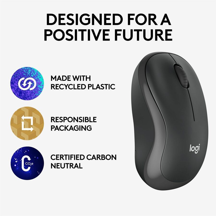 Logitech 910007181 M240 for Business Silent Wireless Mouse - Graphite