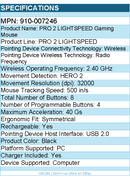 Logitech 910-007246 G PRO 2 LIGHTSPEED Wireless Gaming Mouse - Black