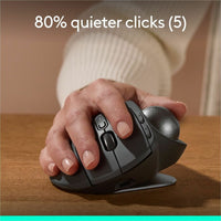 Logitech 910-007247 MX Ergo S Plus Advanced Wireless Trackball Mouse