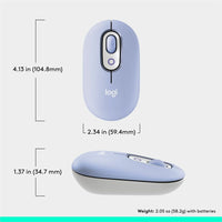 Logitech 910-007410 POP Mouse, Compact and Portable Wireless Bluetooth