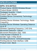 Logitech 910-007523 M325S Wireless Mouse - Optical - USB - 1000 dpi