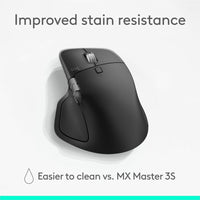Logitech 910-007560 MX Master 4, Ergonomic Wireless Mouse - Black
