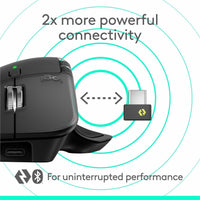 Logitech 910-007560 MX Master 4, Ergonomic Wireless Mouse - Black