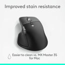Logitech 910-007575 MX Master 4 for Mac, Ergonomic Bluetooth Mouse