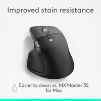 Logitech 910-007575 MX Master 4 for Mac, Ergonomic Bluetooth Mouse