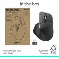 Logitech 910-007616 MX Master 4 for Business, Wireless Mouse with Quiet Clicks