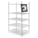 HAT Design Works 9110-8460-104 Wire Shelving Monitor Mount, low profile