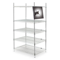 HAT Design Works 9110-8460-104 Wire Shelving Monitor Mount, low profile