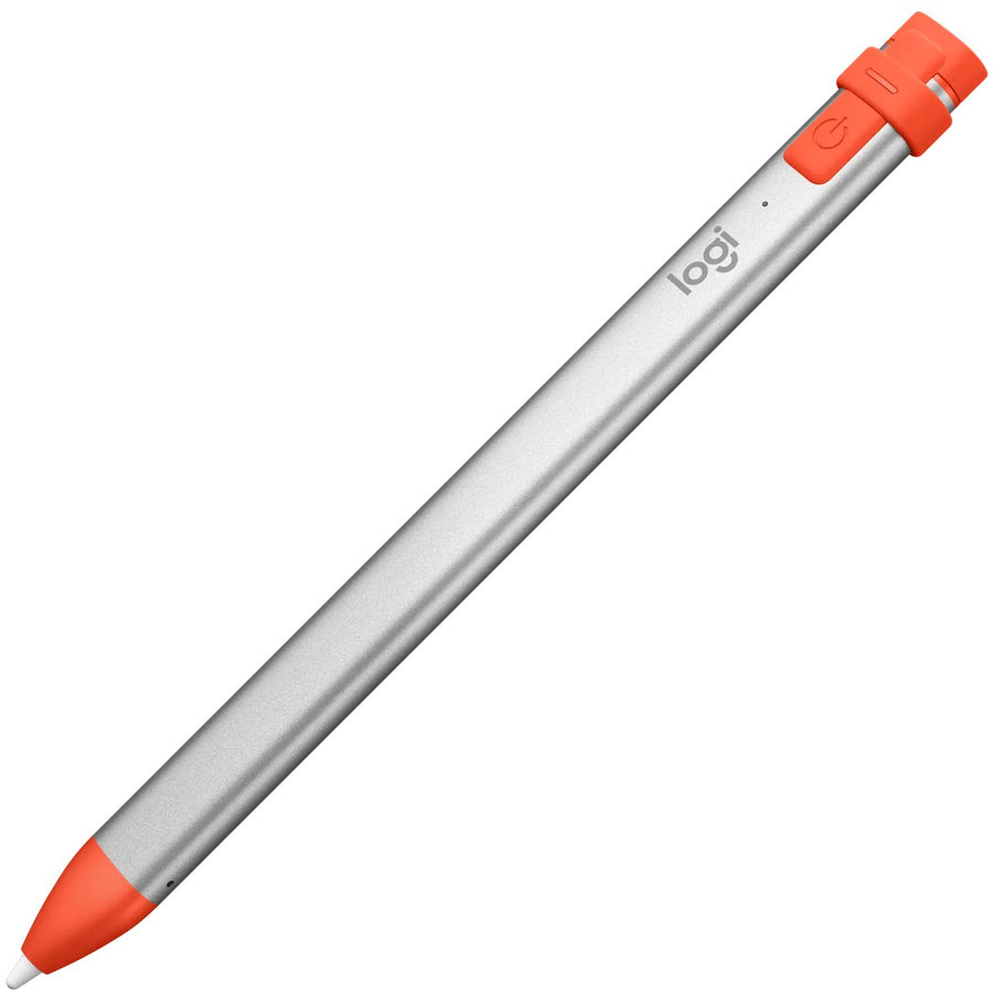 Logitech 914-000031 Crayon Stylus - Aluminum, Silicone Rubber - Gray