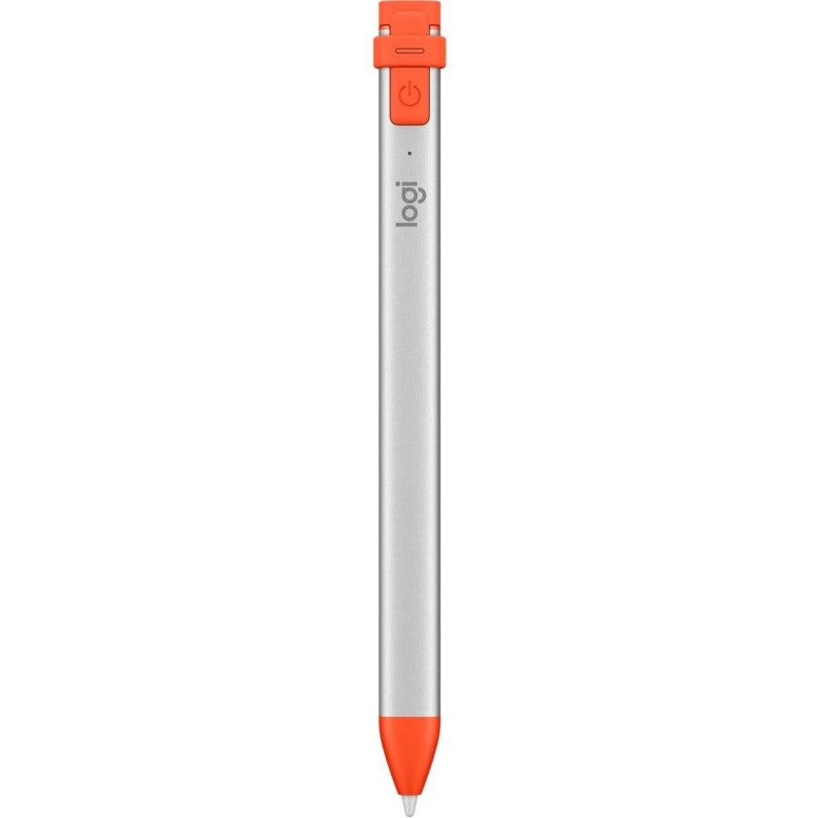 Logitech 914-000031 Crayon Stylus - Aluminum, Silicone Rubber - Gray