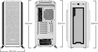 be quiet! BG040 Silent Base 802 - tower - extended ATX Computer Case - White