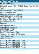 Canon 9196B001 PGI-1200 XL Original Ink Cartridge - Inkjet - High Yield
