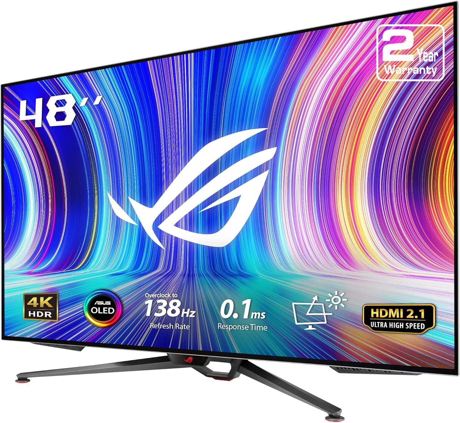 ASUS PG48UQ ROG Swift OLED -LED monitor -Gaming - 47.5" - 3840 x 2160 4K @ 138Hz