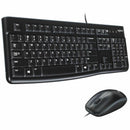 Logitech 920-002565 MK120 Wired Keyboard and Mouse Combo for Windows