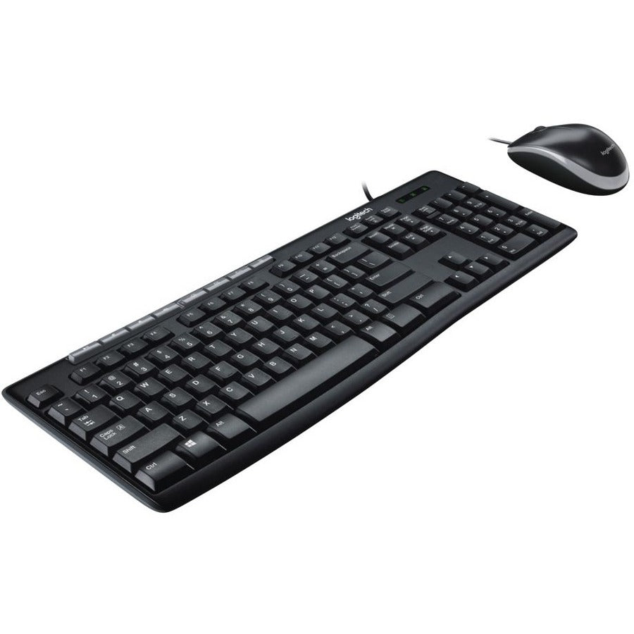 Logitech 920-002714 Keyboard Mouse MEDIA COMBO MK200 USB Retail - Black
