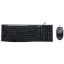 Logitech 920-002714 Keyboard Mouse MEDIA COMBO MK200 USB Retail - Black