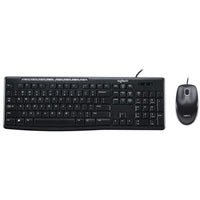 Logitech 920-002714 Keyboard Mouse MEDIA COMBO MK200 USB Retail - Black