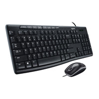 Logitech 920-002714 Keyboard Mouse MEDIA COMBO MK200 USB Retail - Black