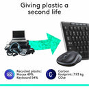 Logitech 920-004536 Keyboard Mouse Wireless Combo MK270 2.4GHz Black Retail