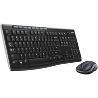 Logitech 920-004536 Keyboard Mouse Wireless Combo MK270 2.4GHz Black Retail
