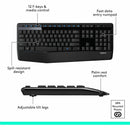Logitech 920-006481 MK345 Wireless Keyboard and Mouse Combo - Black