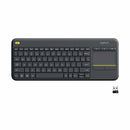 Logitech 920-007119 K400 Plus Touchpad Wireless Keyboard - USB - Black