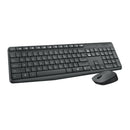 Logitech 920-007897 MK235 Keyboard & Mouse - USB - Wireless - Black