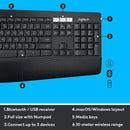 Logitech 920-008219 MK850 Performance Wireless Keyboard and Mouse Combo
