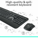 Logitech 920-008671 MK540 Advanced Wireless Keyboard and Mouse Combo