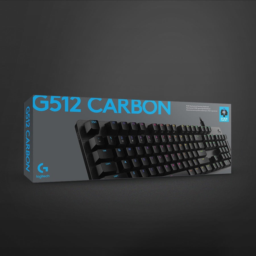 Logitech 920-008936 G512 RGB Mechanical Gaming Keyboard - Carbon