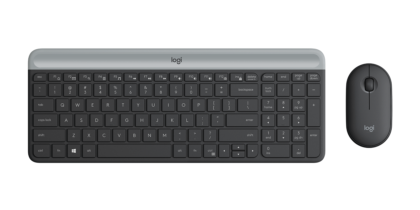 Logitech 920-009437 MK470 Slim Wireless Keyboard and Mouse Combo