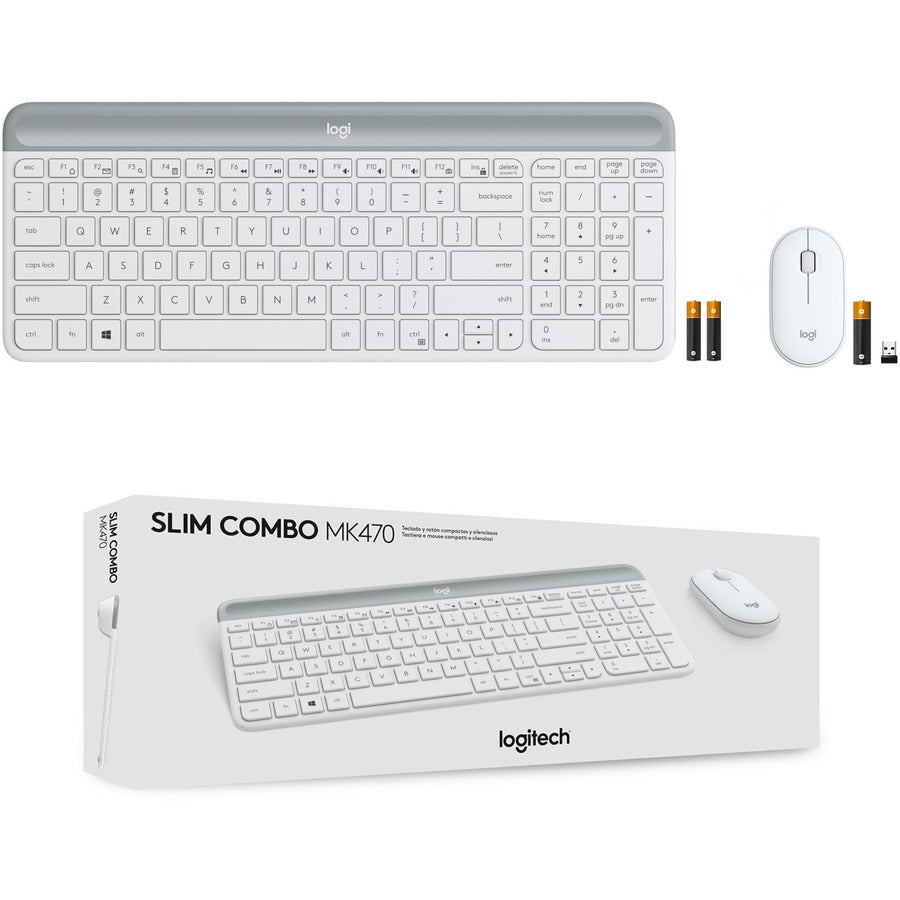 Logitech 920-009443 MK470 Slim Wireless Keyboard and Mouse Combo