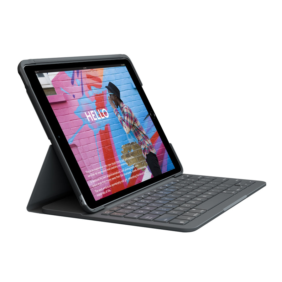Logitech 920-009473 Slim Folio Keyboard/Cover Case (Folio) iPad (7th Generation)