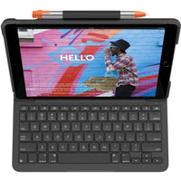 Logitech 920-009473 Slim Folio Keyboard/Cover Case (Folio) iPad (7th Generation)