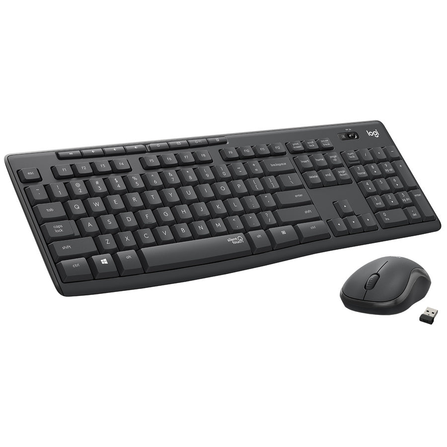 Logitech 920-009782 USB Wireless Keyboard & Mouse Combos - Graphite