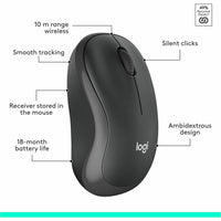Logitech 920-009782 MK295 Wireless Mouse & Keyboard Combo with SilentTouch