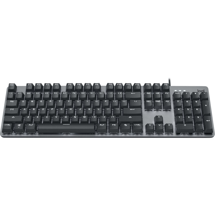 Logitech 920-009862 K845 Mechanical Illuminated Corded Aluminum Keyboard