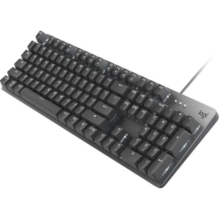 Logitech 920-009862 K845 Mechanical Illuminated Corded Aluminum Keyboard