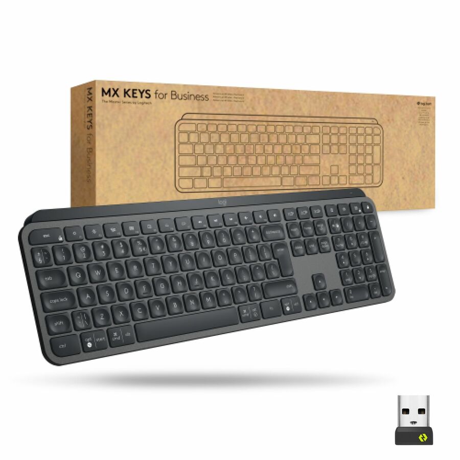 Logitech 920-010116 MX Keys Wireless Illuminated Keyboard - Graphite