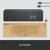 Logitech 920-010116 MX Keys Wireless Illuminated Keyboard - Graphite