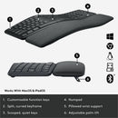 Logitech 920-010175 Ergo K860 Split Wireless Keyboard - Bluetooth - Graphite