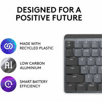 Logitech 920-010547 MX Mechanical Wireless Illuminated Performance Keyboard