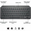Logitech 920-010594 MX Keys Mini Wireless Illuminated Keyboard - Graphite