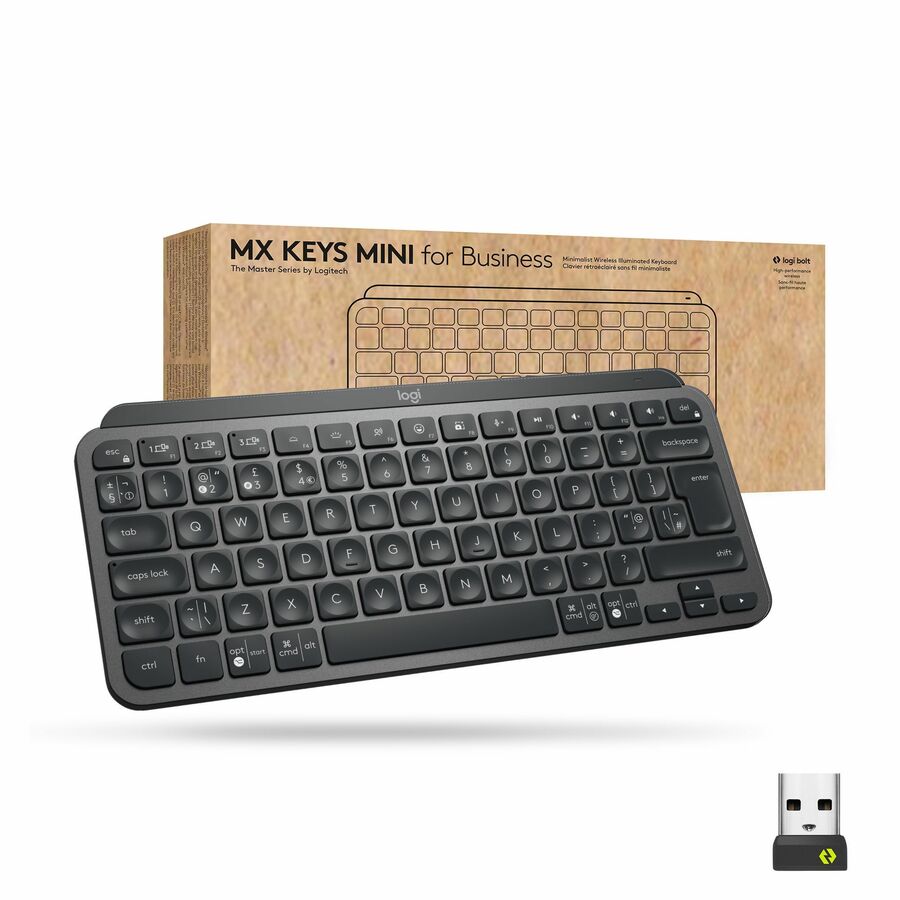 Logitech 920-010594 MX Keys Mini Wireless Illuminated Keyboard - Graphite