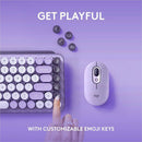 Logitech 920-011233 POP Keys Mechanical Wireless Keyboard - Cosmos