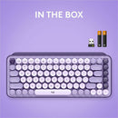 Logitech 920-011233 POP Keys Mechanical Wireless Keyboard - Cosmos