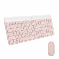 Logitech 920-011311 Slim Wireless Keyboard and Mouse Combo MK470 (Rose)