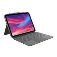 Logitech 920-011433 Combo Touch Keyboard/Cover Case (Folio) - Oxford Gray