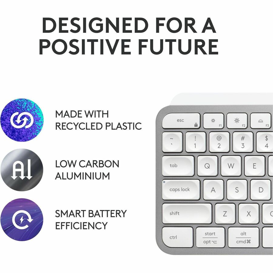 Logitech 920-011559 MX Keys S Wireless Keyboard - Fluid Precise Quiet Typing